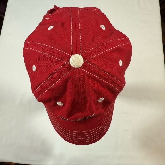 Men's Red Embroidered Racing Hat - Picture 3 of 8